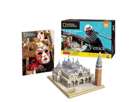 Puzzle VAN DER MEULEN St. Marks's Square Puzle 3D 107 pieza(s) Edificios