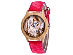 Reloj Casual Para Mujer Zhoulianfa Con Figuras Estampadas Y Correa Vaquera, Cuarzo Rosa.