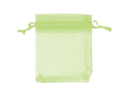 VYLARA Sacos de organza premium para doces, lembrancinhas de casamento e lembrancinhas de festa, 7 x 9 cm (verde claro)