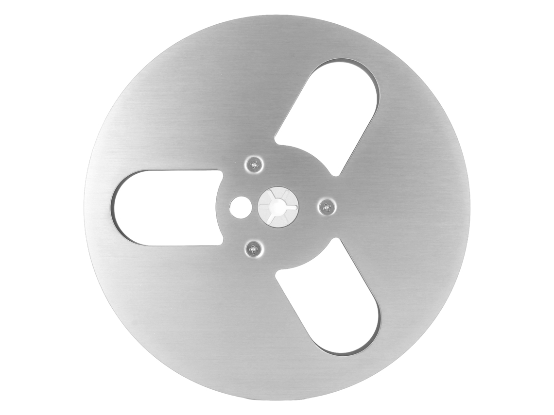 Bobina De Cinta Abierta Con Función De Recogida, Reel Vacío Reutilizable De 1/4 De Pulgada Y 7 Pulgadas De Aleación De Aluminio