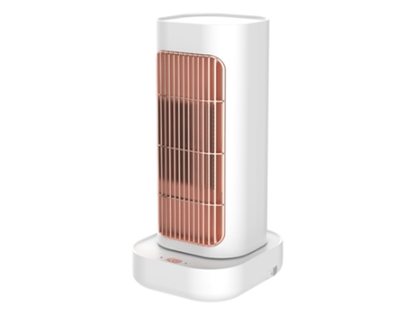 Calefactor Eléctrico TRUMSHOP para Uso Doméstico Portátil Blanco