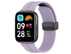 Correa de silicona para Redmi Watch 3 Active/Lite - Cabeza plana - Hebilla negra