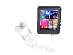 Player Mp3 Tela Touch 2.4in Com Bluetooth5.0 Gravador De Voz Fm Rádio E-book Reprodutor De Música Preto