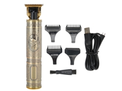 Tijeras De Peluquería Eléctricas Usb De Estilo Vintage Moderno Para El Hogar Y La Peluquería, Con Cabezal En T, Batería De Litio Y 3 Peines Guía (enchufe Usb T5).