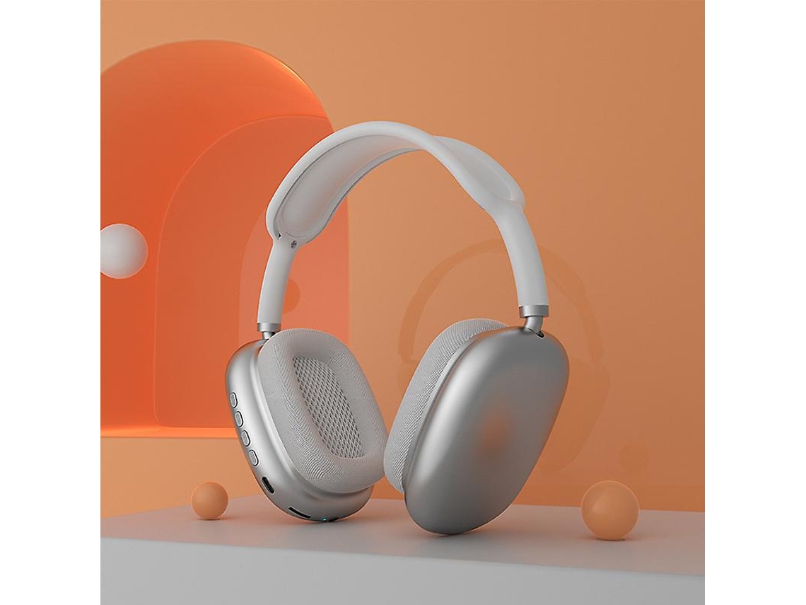 Auriculares Bluetooth True Wireless New P9-Max Tws Head-Mounted Subwoofer Gray Nuevo subwoofer de diadema P9-Max Tws gris