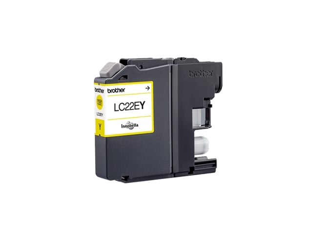 Cartucho de tinta Original BROTHER LC22EY Amarillo 1.200 páginas para BROTHER MFC-J5920DW