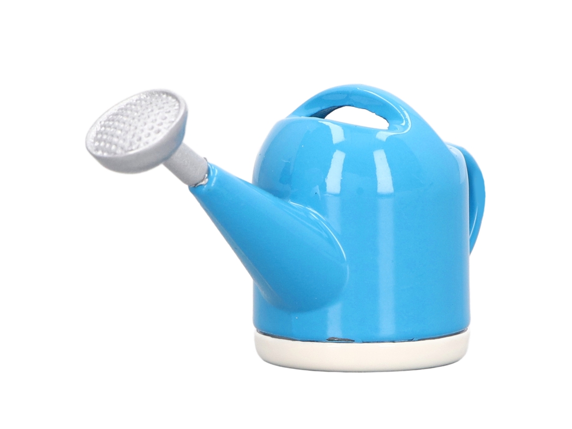 Modelo De Regadera Para Casa De Muñecas A Escala 1:12 Material Aleación Miniatura Juguete Diy Manualidad Regalo Azul
