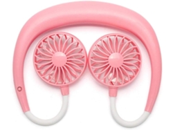 Mini Ventilador Portátil Recargable Por Usb Para El Cuello Colgante Con Carga Perezosos Deportivo -