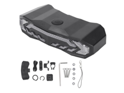 Alarma Antirrobo Inalámbrica Por Vibración Con Mando A Distancia, Resistente Al Agua Ip54 Para Bicicletas.