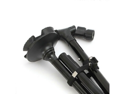Bastón plegable y ajustable de aleación de aluminio con 6 luces LED para personas mayores.