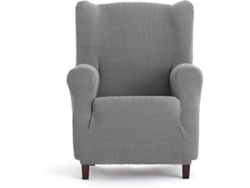 Funda de Sillón EYSA Premium Jaz Tejido Multielástico (100 x 80 x 120 cm - Poliéster y Algodón - Gris)
