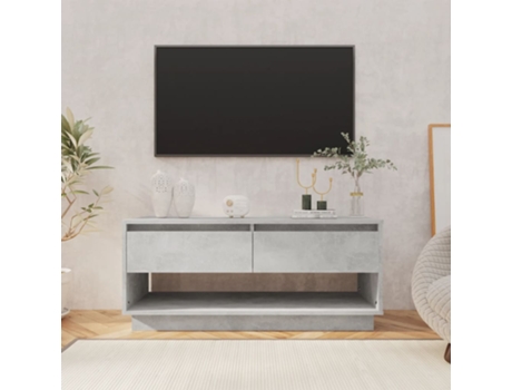 Mueble para la televisión VIDAXL Gris Madera contrachapada (102x41x44 cm)