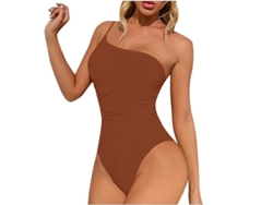 2026-traje De Bikini De Color Sólido Para Mujer Con Diseño Dividido Y Tirantes Ajustables