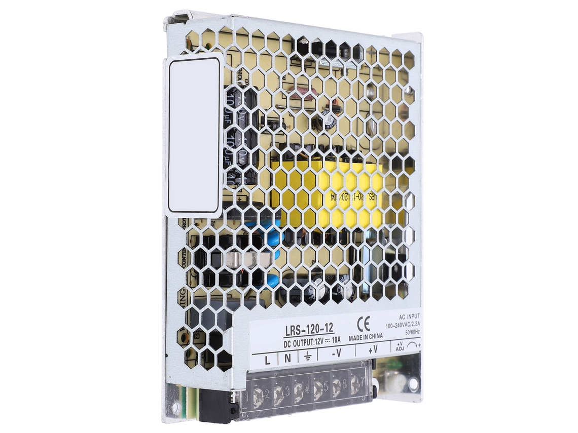 Fuente De Poder Interruptora Berm 120w 85~264vac Con Indicador Led Transformador Driver Lrs-120-12