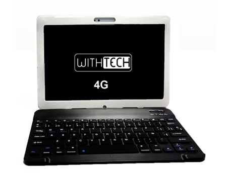 Tablet WITHTECH CIS Edison VI con funda y teclado (10'' - 6 GB - 64 GB RAM - Wi-Fi+4G - Plata)