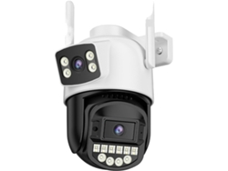Cámara De Seguridad Wi-fi Para Exteriores De 8 Mp Con Doble Lente 5k Y Zoom.