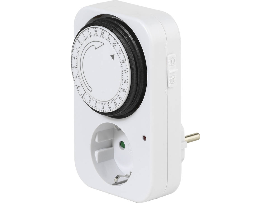 Temporizador analógico 6T VIVANCO 24 h/conjunto 230 V (blanco)