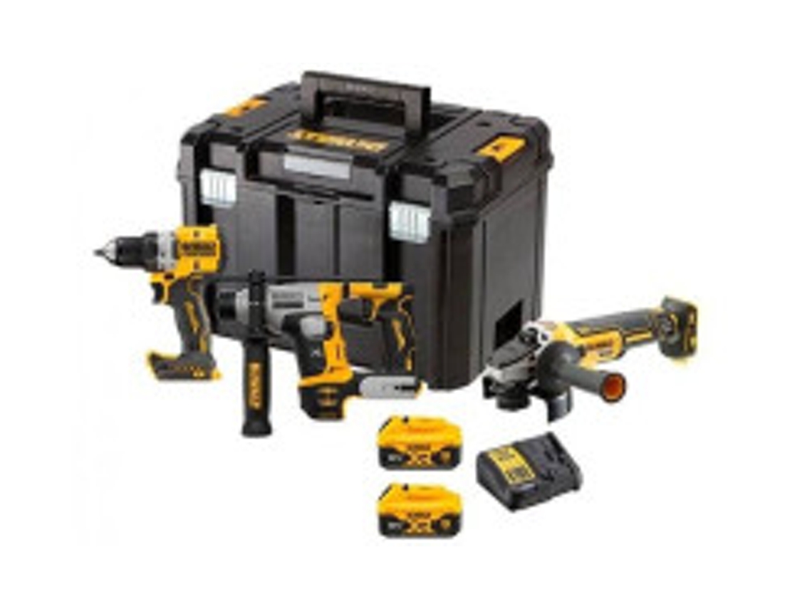 Kit combinado 18V DCD800 + DCG405 + DCH172 + 2 baterías DEWALT DCK355P2T-QW