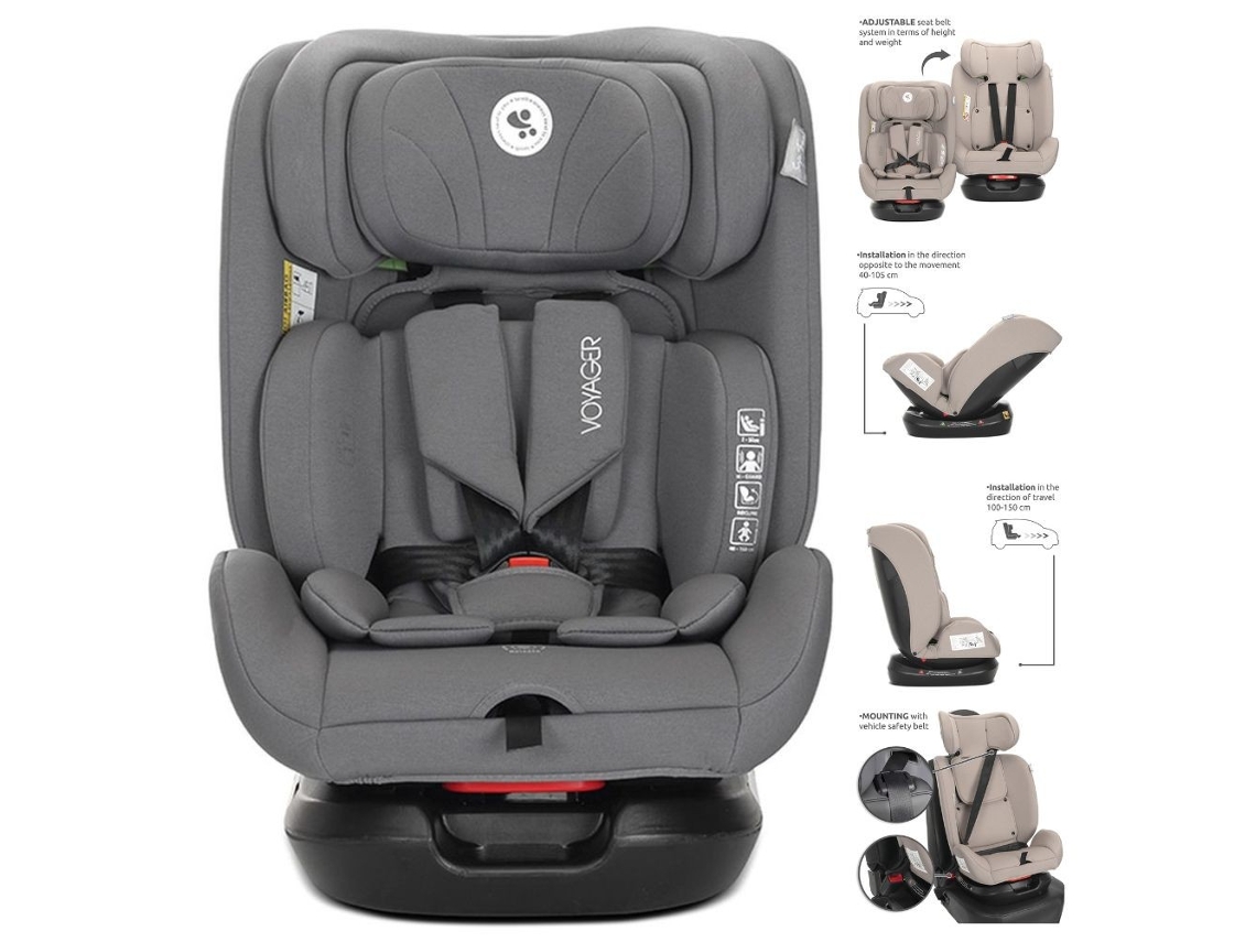 Silla De Auto Voyager I-size (40-150 Cm) De Lorelli - Grey