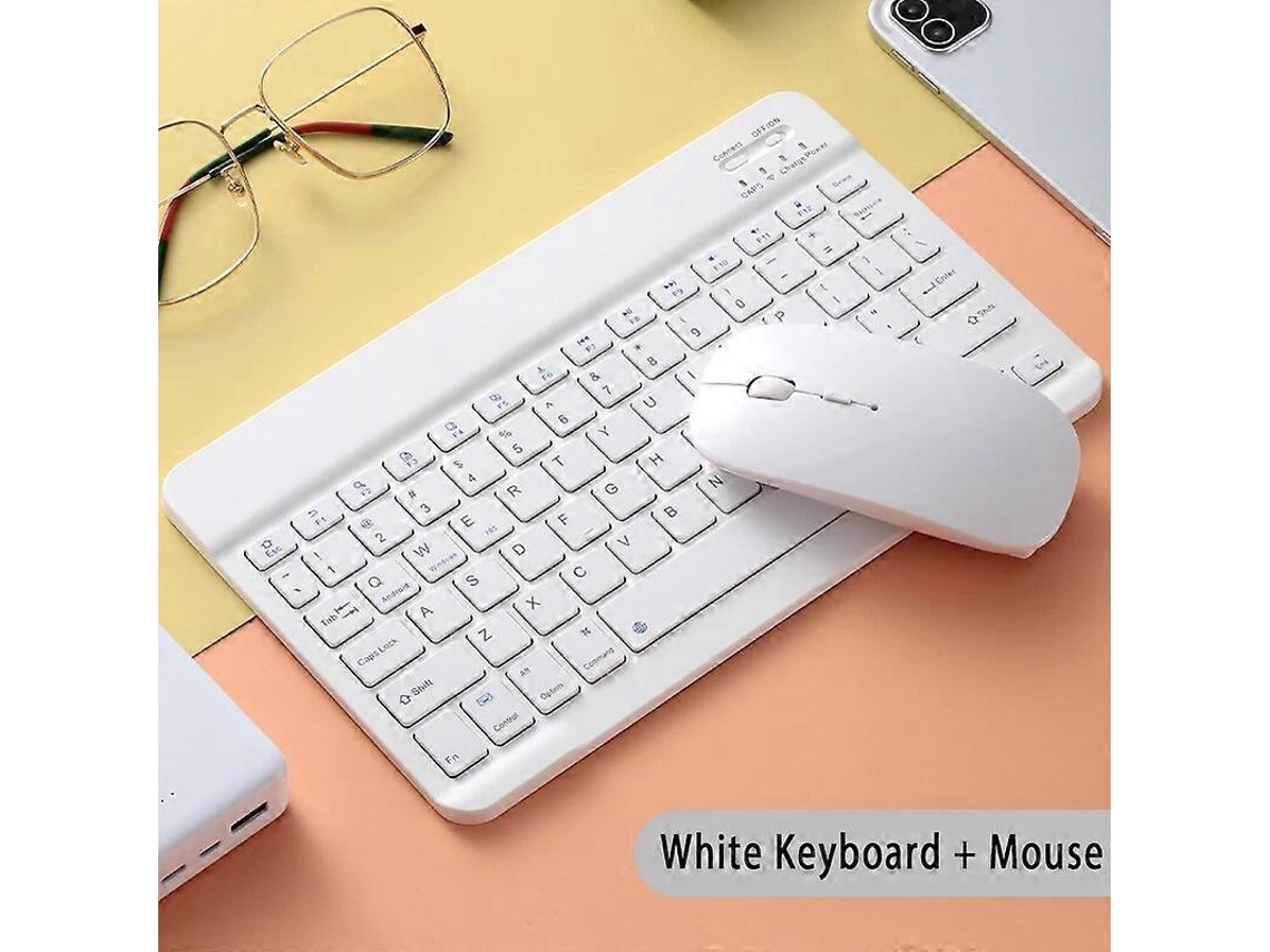 Teclado Bluetooth compatible con ruso, árabe, coreano y español. Compatible con Android, Samsung, Windows, Apple, Mac y iPad. Ly Ebike