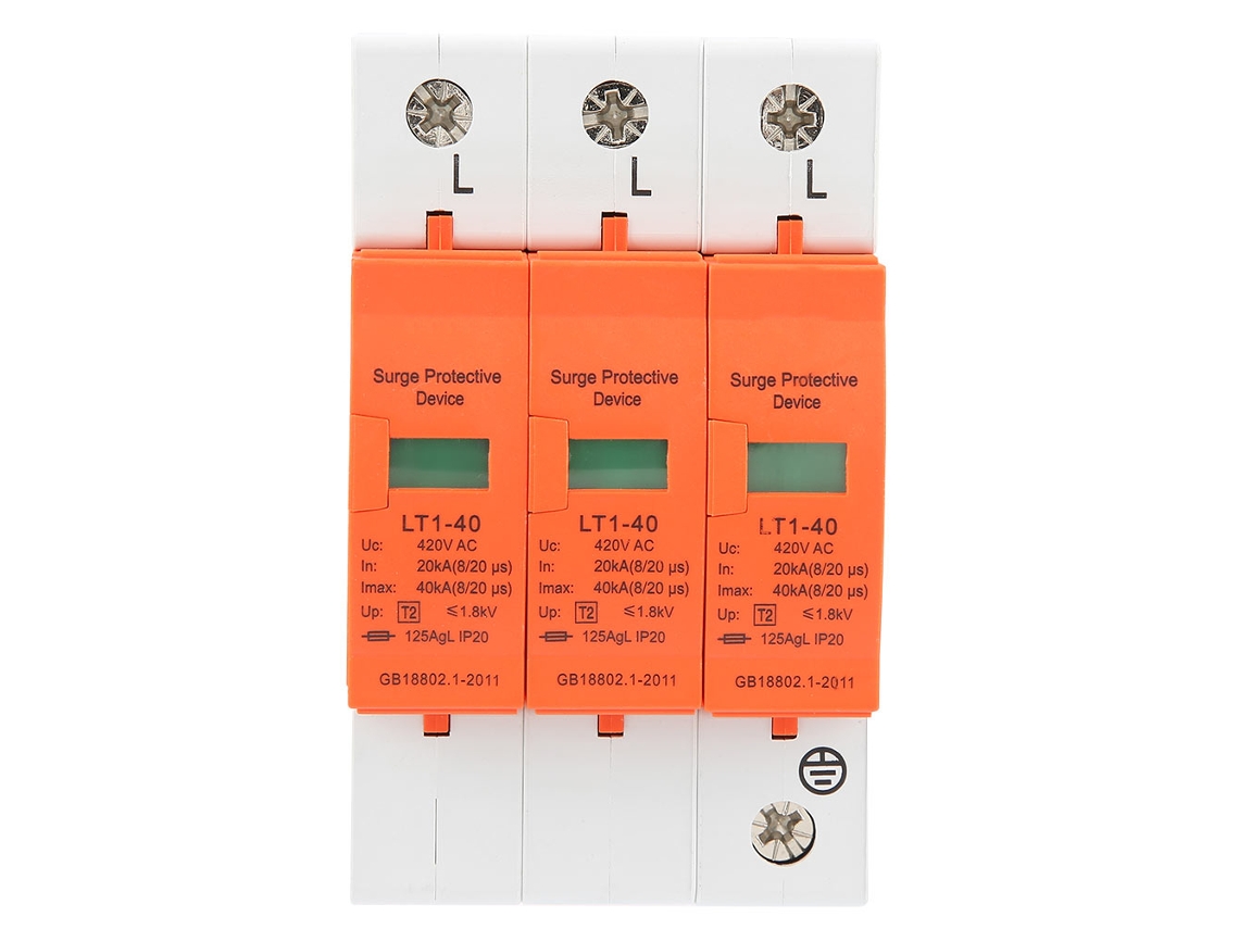 Protector Contra Sobretensiones Residencial 3p 40ka 420vac Dispositivo De Protección Contra Sobretensiones De Bajo Voltaje
