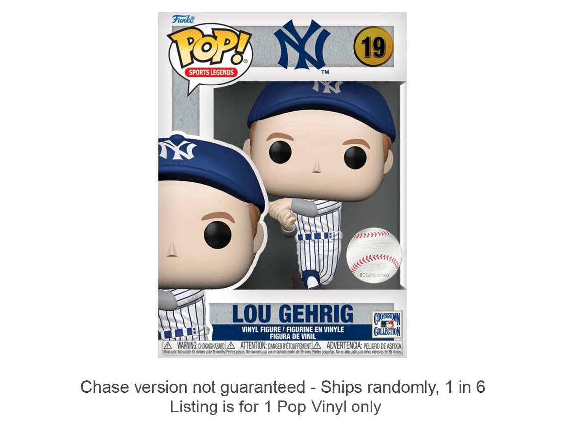 Figura Funko MLB: Leyendas Lou Gehrig Pop! Vinilo
