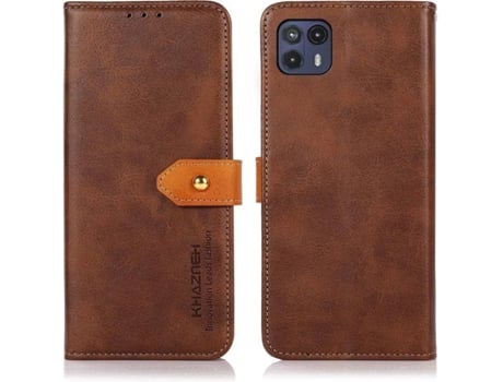 Funda Motorola MotoG50 5G HFS-HOUSE Golden Marrón