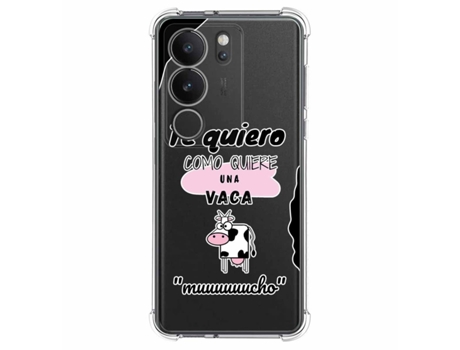 Funda Silicona Antigolpes para Vivo V29 5G diseño Vaca Dibujos