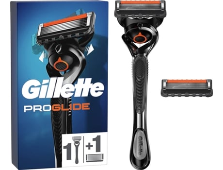 Máquina de Afeitar GILLETTE ProGlid con 2 Recambios de Cuchilla