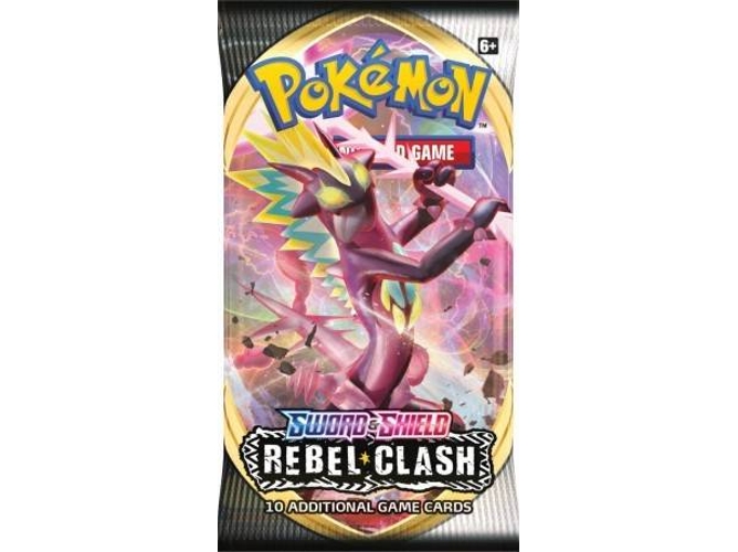 Juego de Cartas POKEMON PKM Sword & Shield 2 Rebel Clash Booster (Inglés - Edad Mínima: 6)