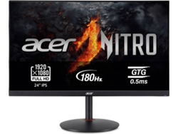 Monitor Gaming ACER Nitro XV240YM3 (23.8'' - Led IPS  - Full HD - 180 Hz - 0.5 ms FreeSynC Premium - Negro)