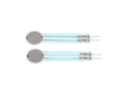 Veloriskku-2 Peças Sensor De Pressão De Filme Fino Fsr Resistor Sensível À Força Flexível 20g-3kg