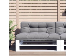 Cojines para muebles de palets, 2 unidades, tela gris HARLANV1