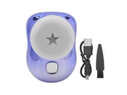 Cortapelos De Barba Eléctrico Mini Portátil Automático Cortador De Barba Para Viajes Azul