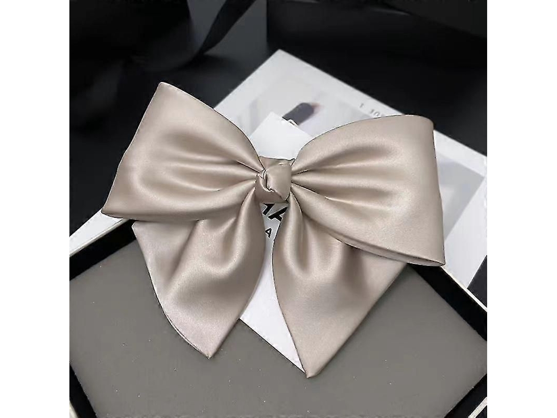 2026-2 Clips De Pelo Con Lazo De Tela, Accesorios De Pelo Elegantes Para Niñas Y Mujeres, De Alta Calidad, Ancho 5.5 Pulgadas