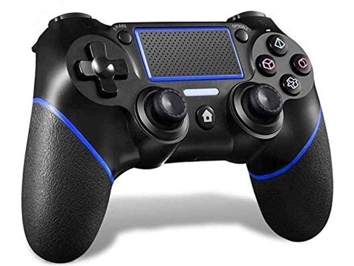 Controlador para PS4, controlador inalámbrico para Playstation 4 / Pro / Slim / PC, controlador de juegos con pantalla táctil con vibración