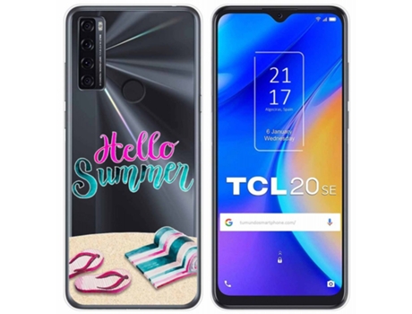 Carcasa TCL 20 SE TUMUNDOSMARTPHONE Dibujos Transparente Multicolor