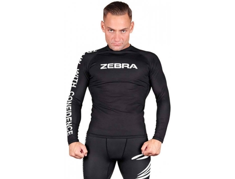 Camiseta de Hombre ZEBRA Negro (S)