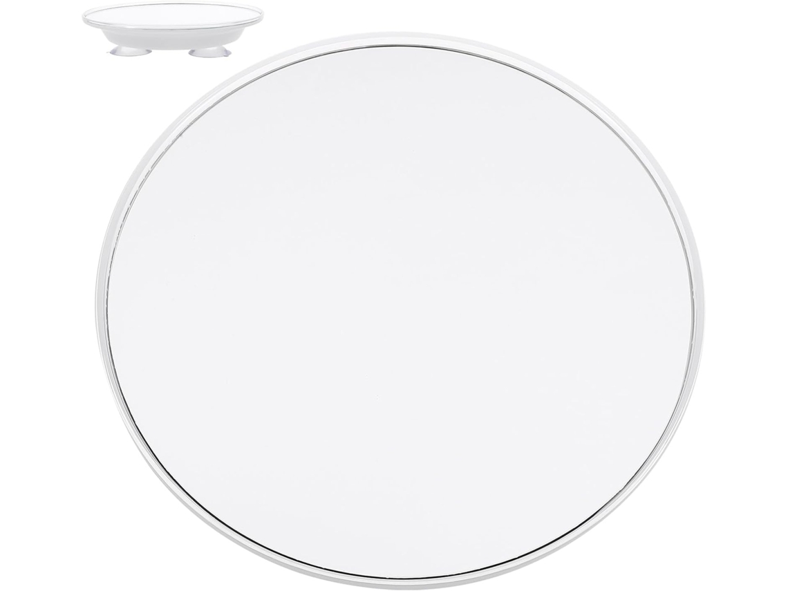 Espejo A Ventouse Grossissant X7 Pour Salle De Baño Cosmétique En Plástico Transparent 1 Pièce