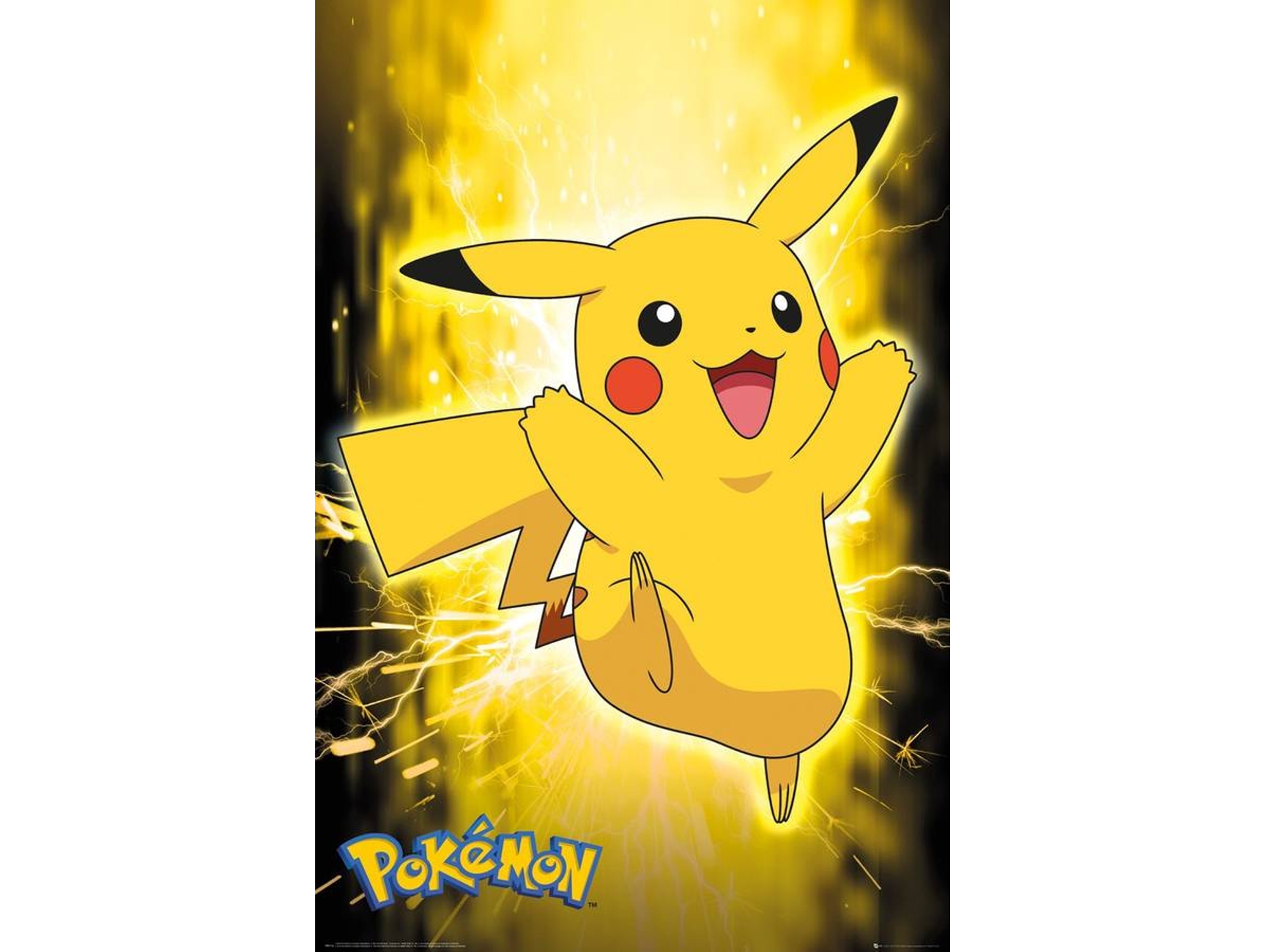 POSTER PIKACHU NEON