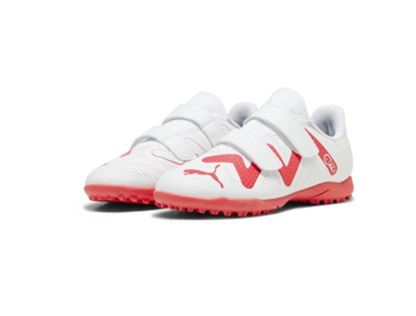 Botas de fútbol Unisex para Fútbol PUMA Future Play Tt Blanco (38)