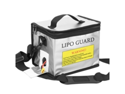 Bolsa Para Baterías Lipo Ignífuga Y A Prueba De Explosiones Con Asa De Transporte 21,5*16,5*14,5cm