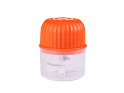 Picadora portátil de ajo y verduras, 280 ml, cuchilla de acero inoxidable, recargable por USB, color naranja Siurn
