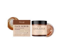 Gel exfoliante facial radiante de café y vainilla