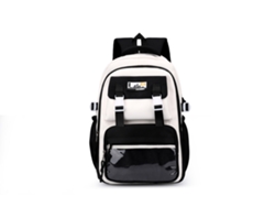 Mochila estudiantil de gran capacidad para cuatro piezas, modelo 2025, negra, 30*14*47