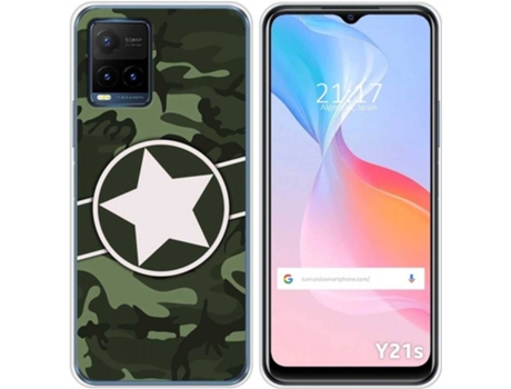 Carcasa Vivo Y21s / Y33s TUMUNDOSMARTPHONE Camuflaje 01 Multicolor