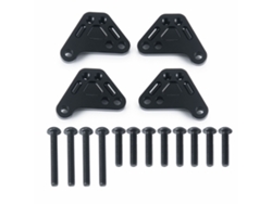 4 Torretas De Amortiguación Elevadas De Aluminio Para Coche Rc Traxxas Maxx2.0 1/10 (delantera Y Trasera)