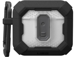 CAPA UAG PLASMA AIRPODS 4 PRETO