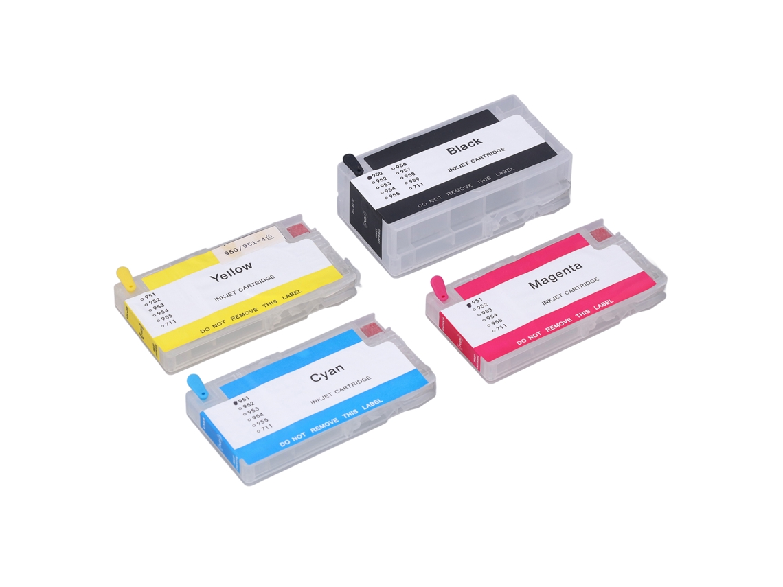 4 Cartuchos De Tinta Para Impresoras Hp Officejet Pro 251dw, 276dw, 8100, 8600, 8610, 8620, 8630, 8640 Y 8650