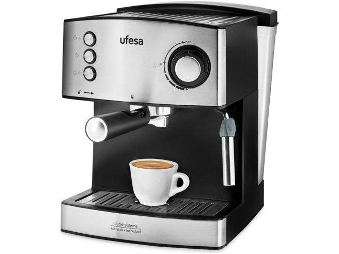 Cafetera UFESA CE7240 (20 bar - Café molido y en monodosis)